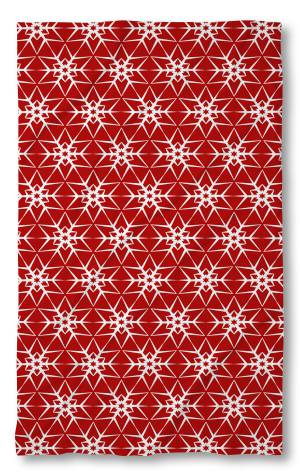 Beach Towel Snowflakes