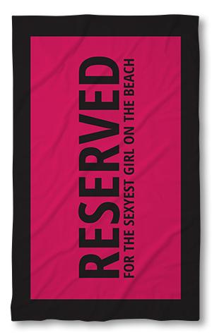 Beach Towel Reserved