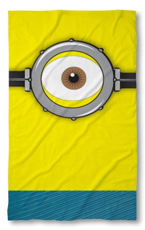 Beach Towel Minions 3