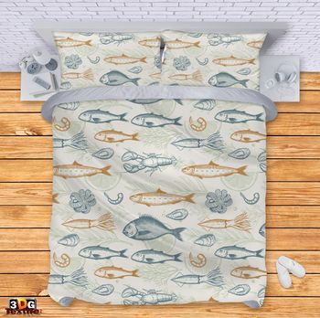 Bed Linen  Fish beige