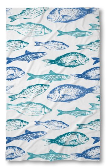Beach Towel Fishes