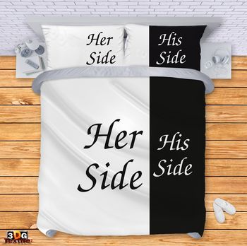 Bed Linen Her side, his side