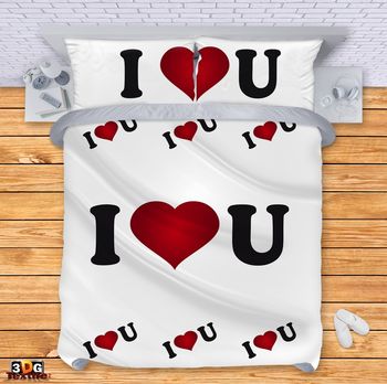 Bed Linen I love You