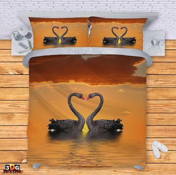 Bed Linen Black Swans
