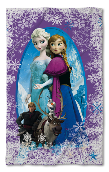 Beach Towel Frozen Purple