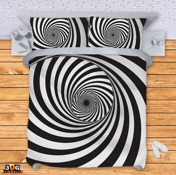 Bed Linen Black and White Illusion 3