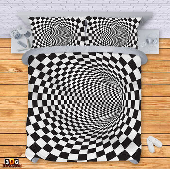 Bed Linen Black and White Illusion 4