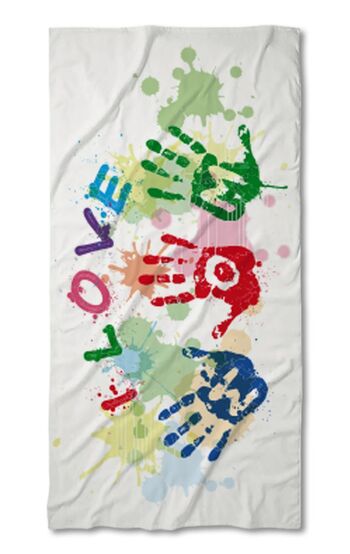 Beach Towel I Love My Mom