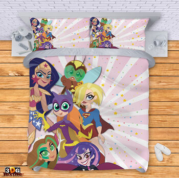 Bed Linen Girls Superhero