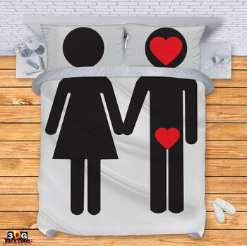 Bed Linen Couple in love