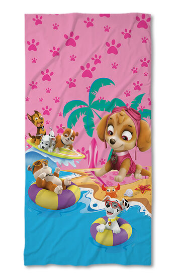 Beach Towel PAW Patrol pink