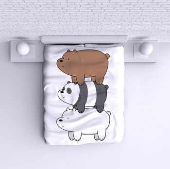 Bed Cover We Bare Bears