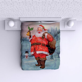 Bed Cover Santa Claus