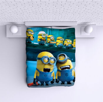 Bed Cover Minions Sandwich
