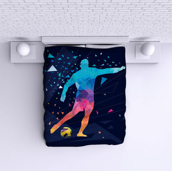 Bed Cover Football Player