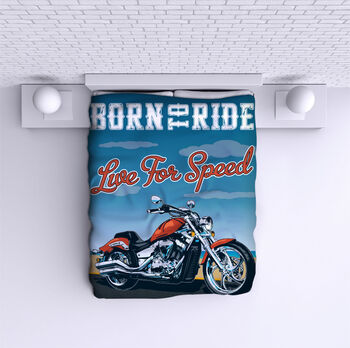 Bed Cover Born To Ride