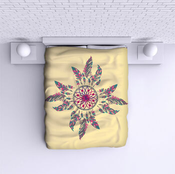 Bed Cover Dreamcatcher Feathers