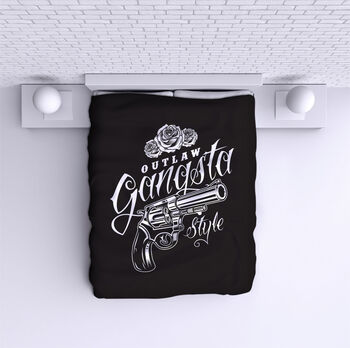 Bed Cover Gangster Style