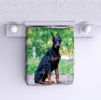 Bed Cover Doberman