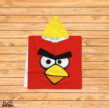 Kids Poncho Towel Angry Birds 3