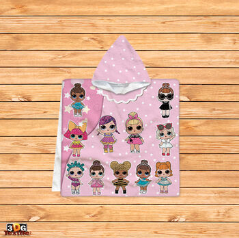 Kids Poncho Towel LOL