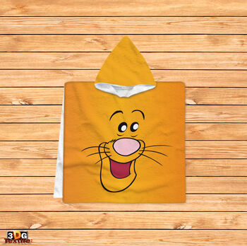 Kids Poncho Towel Tiger
