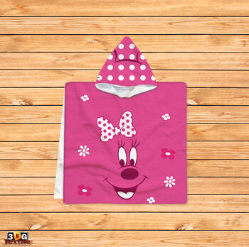 Kids Poncho Towel Minnie