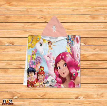Kids Poncho Towel Mia and Friends