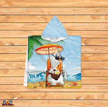 Kids Poncho Towel Olaf