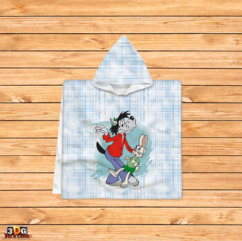 Kids Poncho Towel Nu, pogodi!