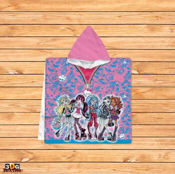 Kids Poncho Towel Monster High