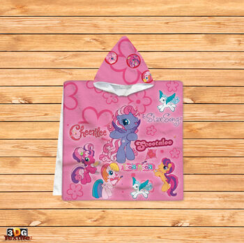 Kids Poncho Towel Pony