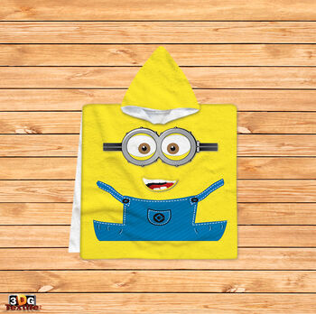 Kids Poncho Towel Minions