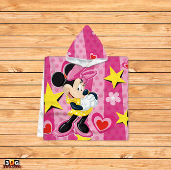 Kids Poncho Towel Minnie Mouse 2021