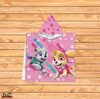 Kids Poncho Towel Paw Patrol 2