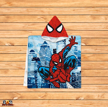 Kids Poncho Towel Spiderman 2
