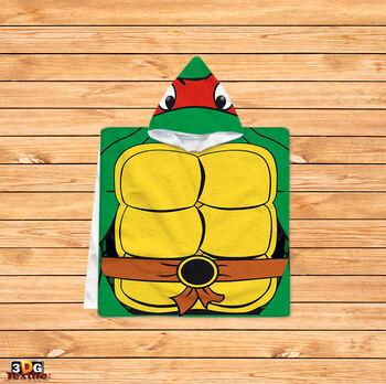 Kids Poncho Towel Teenage Mitant Ninja Turtles