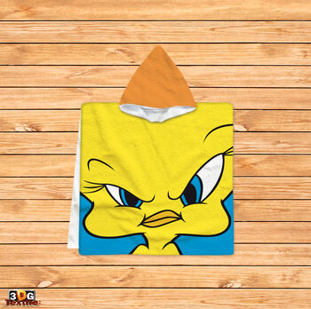 Kids Poncho Towel Tweety Bird