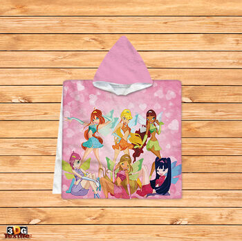 Kids Poncho Towel Winx 2021