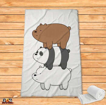Pătură polar We Bare Bears