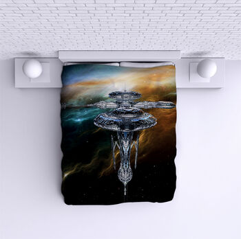 Bed Cover Space station 2