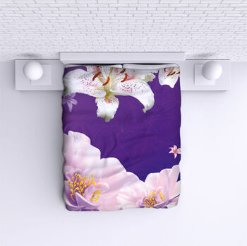 Bed Cover Lilies