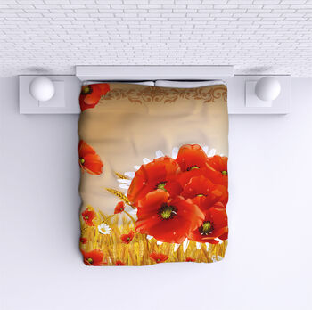 Bed Cover Poppies