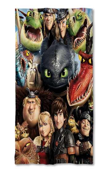 Beach Towel How to Train Your Dragon
