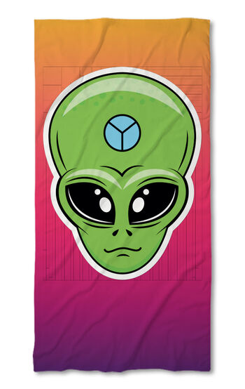 Beach Towel Alien