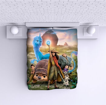 Bed Cover Raya and the Last Dragon