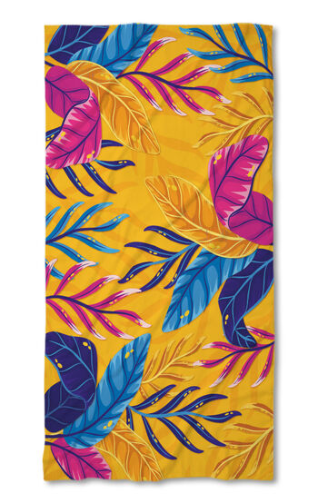 Beach Towel 3D Flowers