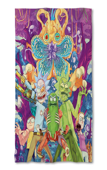 Beach Towel Rick and Morty