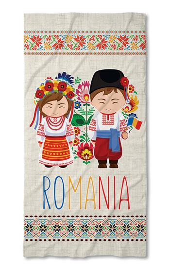 Beach Towel Folk Line 2021 Romania 2