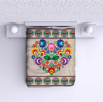 Bed Cover Flower folk
